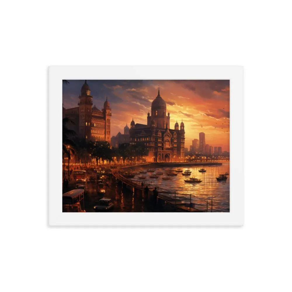 India Mumbai City Framed Poster - Oh Posters