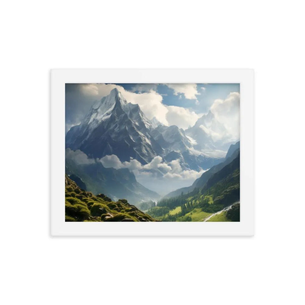 India Mountains Nature Framed Poster - Oh Posters