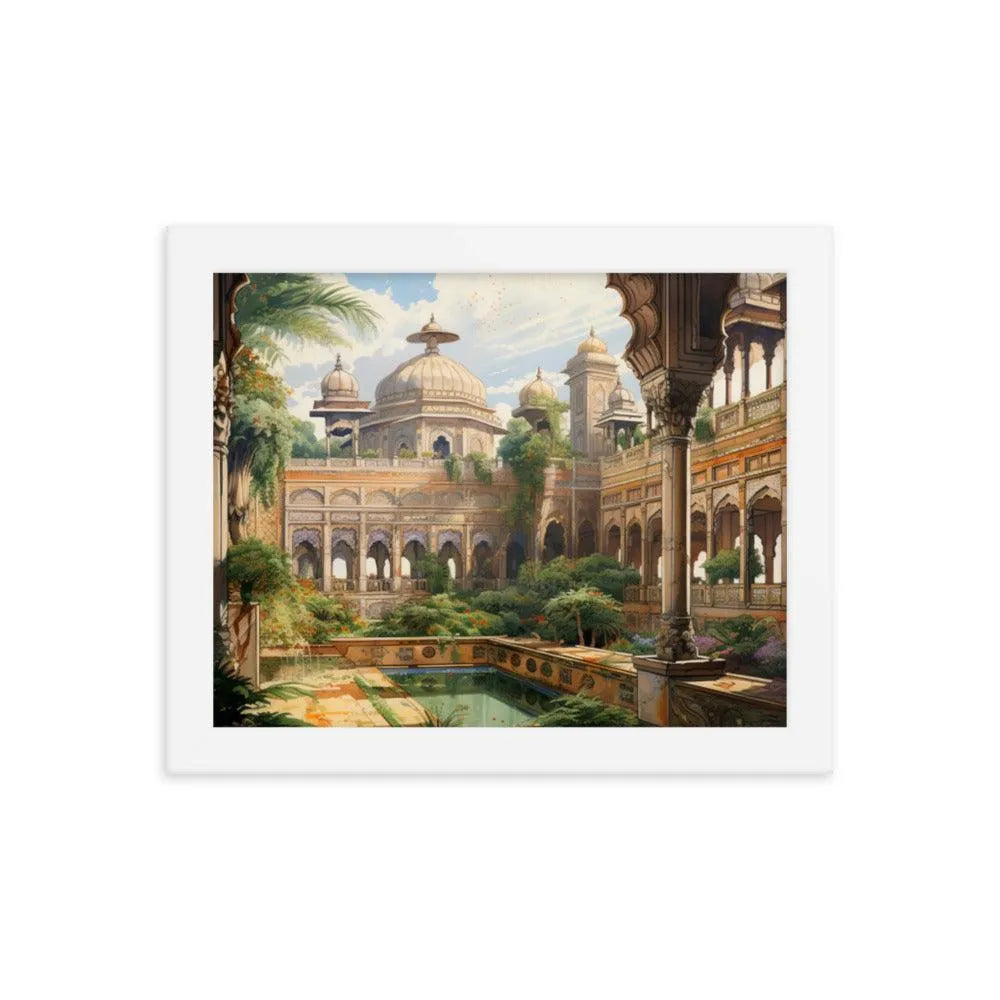 Indian Palace Painting Framed Poster - Oh Posters