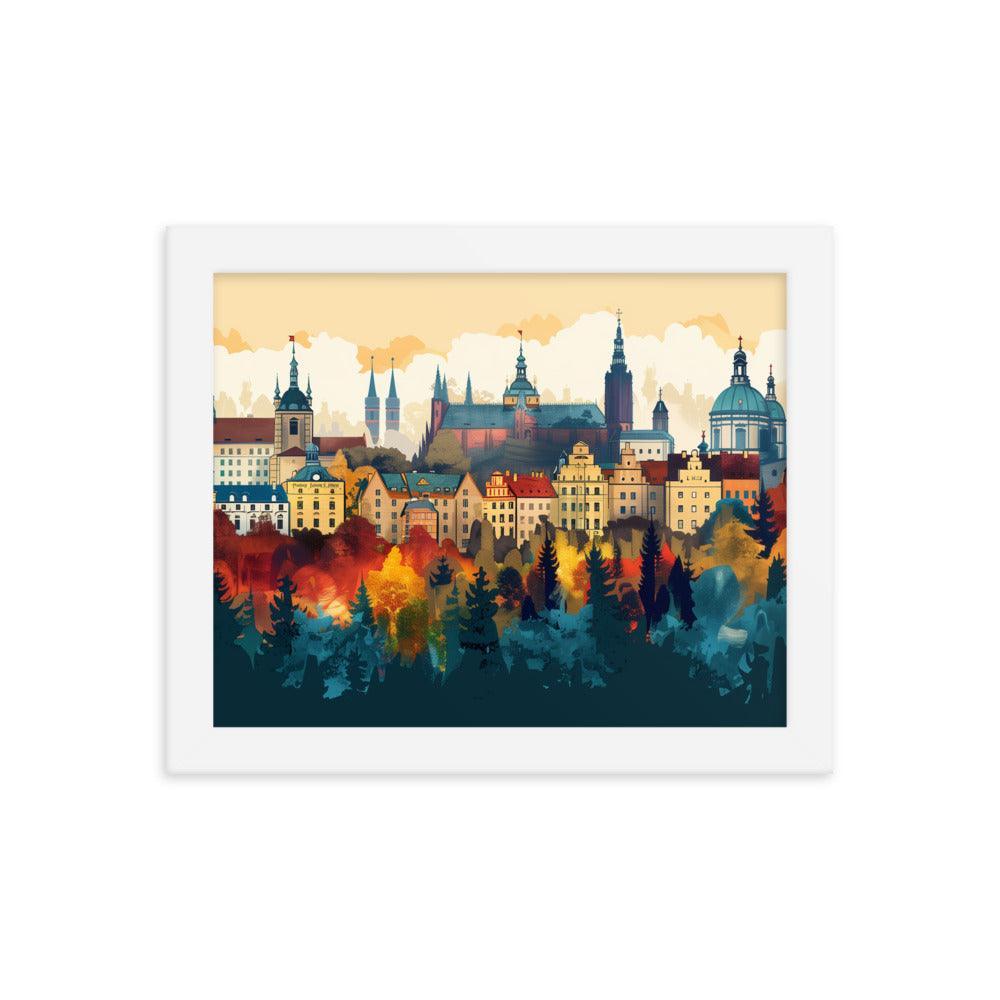 Poland Autumn Cityscape Framed Poster - Oh Posters