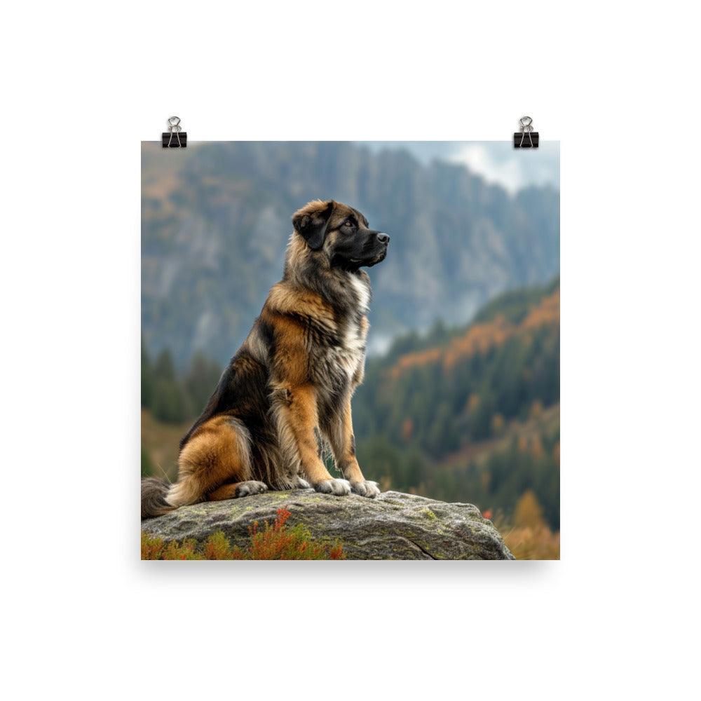 Estrela Mountain Dog Serene Mountain View Poster - Oh Posters