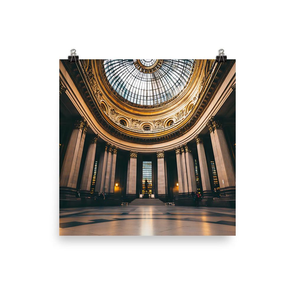 Majestic Manchester Architecture Grandeur Dome Poster - Oh Posters