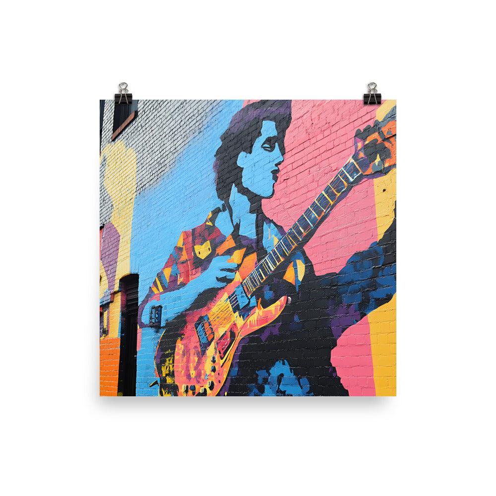 Vibrant Manchester Street Music Vibes Poster - Oh Posters