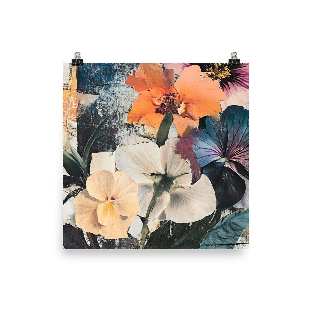 Boho Floral Abstract Vibes Poster - Oh Posters