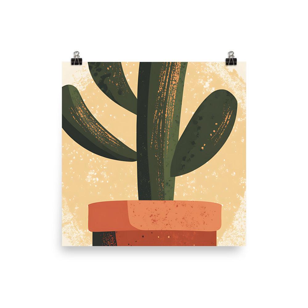 Boho Cactus Vibes for Nature Lovers Poster - Oh Posters
