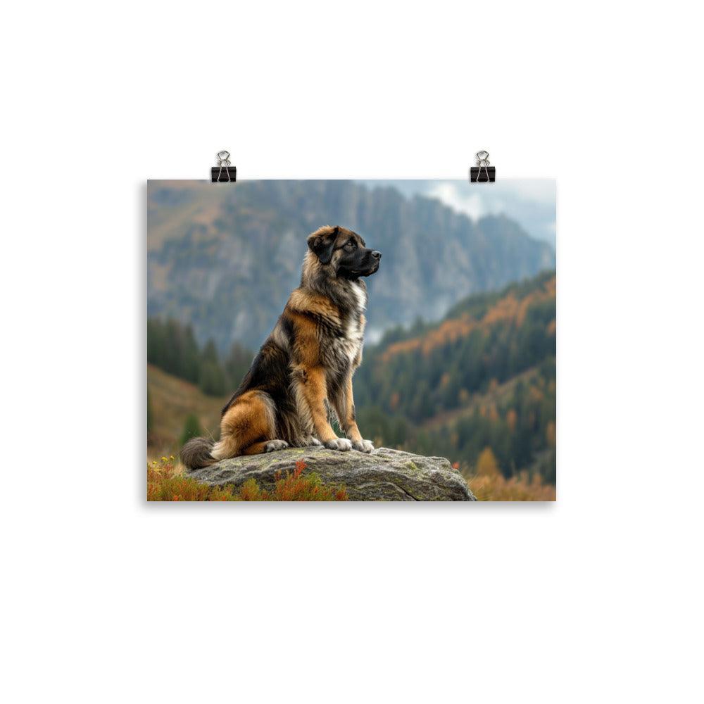 Estrela Mountain Dog Serene Mountain View Poster - Oh Posters