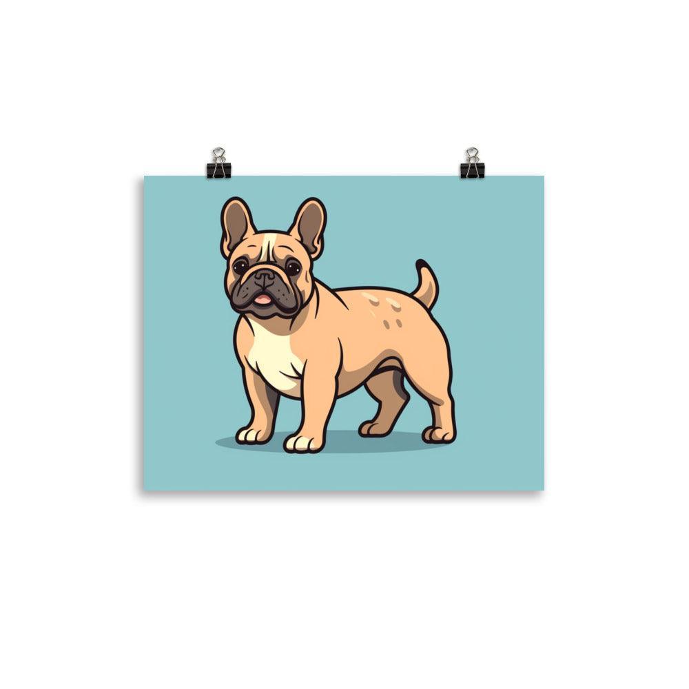 French Bulldog Colorful Pop Art Poster - Oh Posters