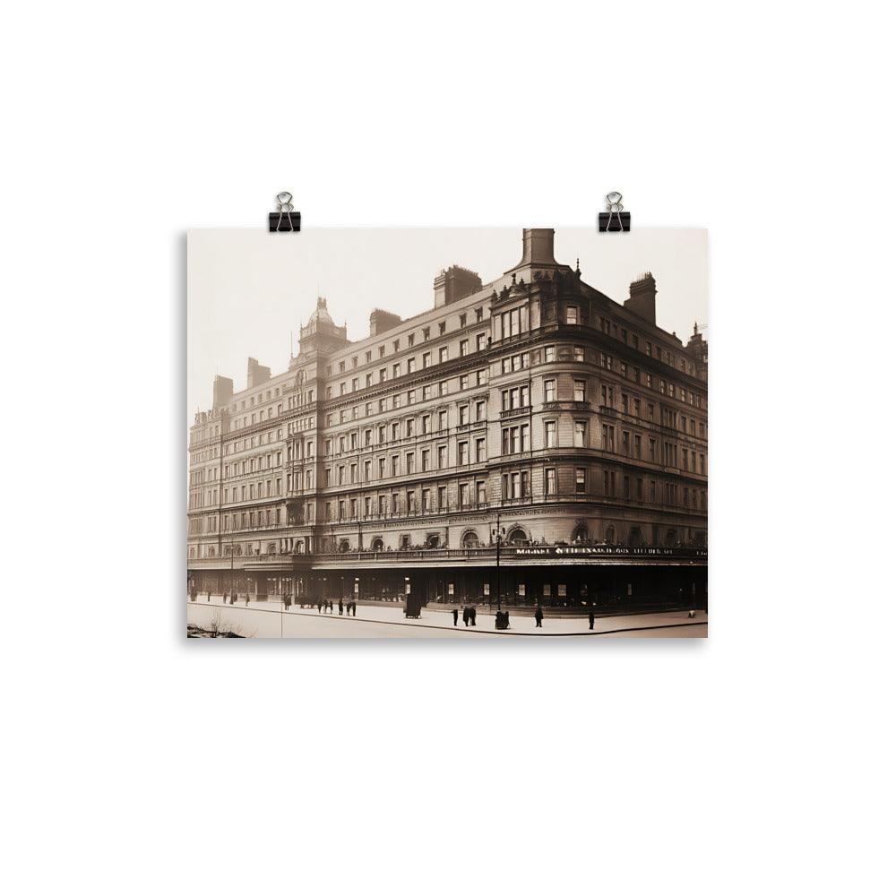 Historic Manchester Architecture Classic Building Elegance Poster - Oh Posters