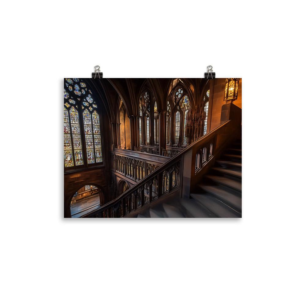 Manchester Gothic Architecture Charm Poster - Oh Posters