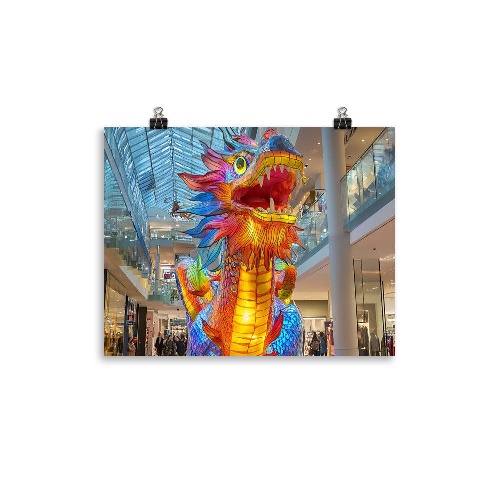 Vibrant Manchester Dragon Festival Celebration Poster - Oh Posters