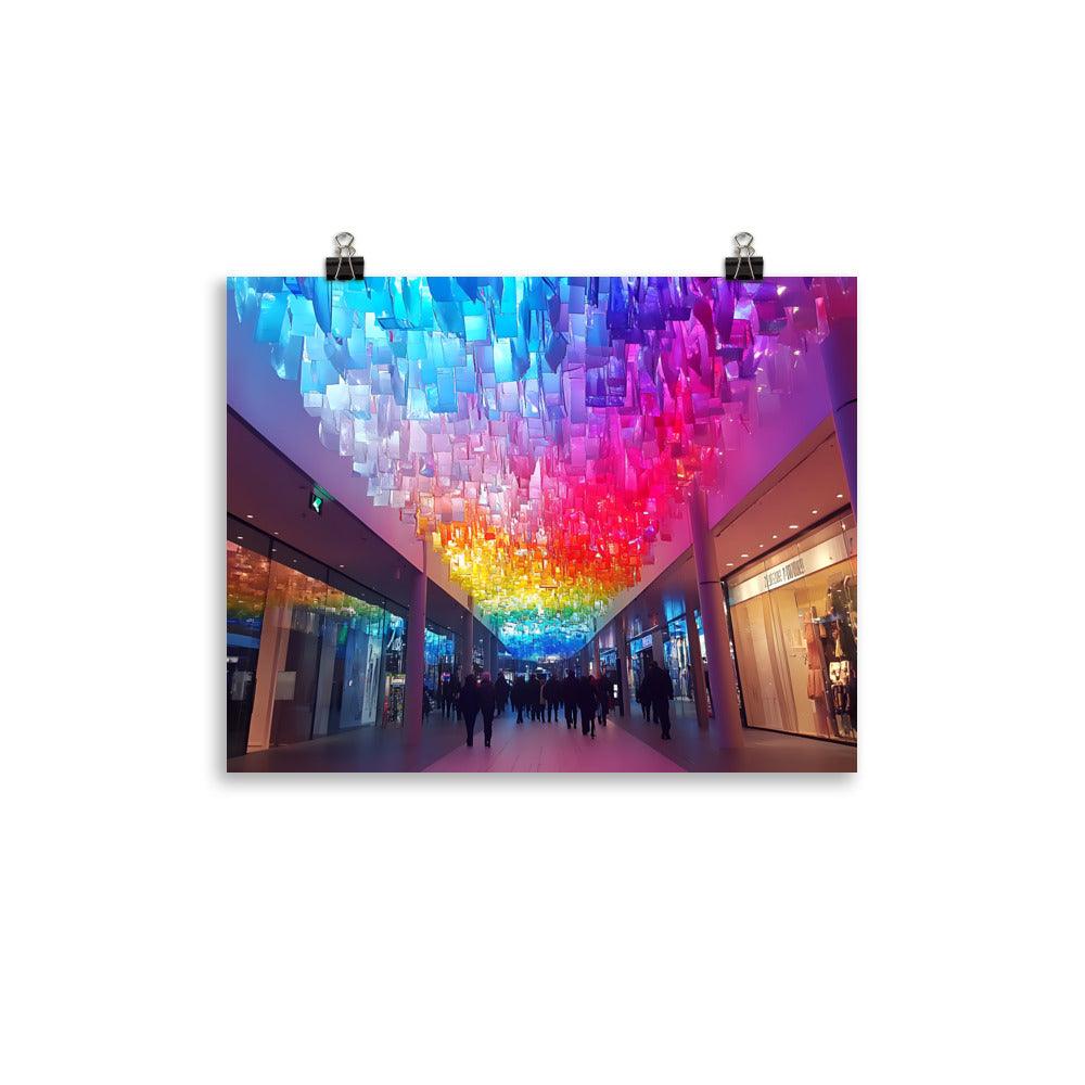 Manchester Vibrant Shopping Arcade Experience Poster - Oh Posters