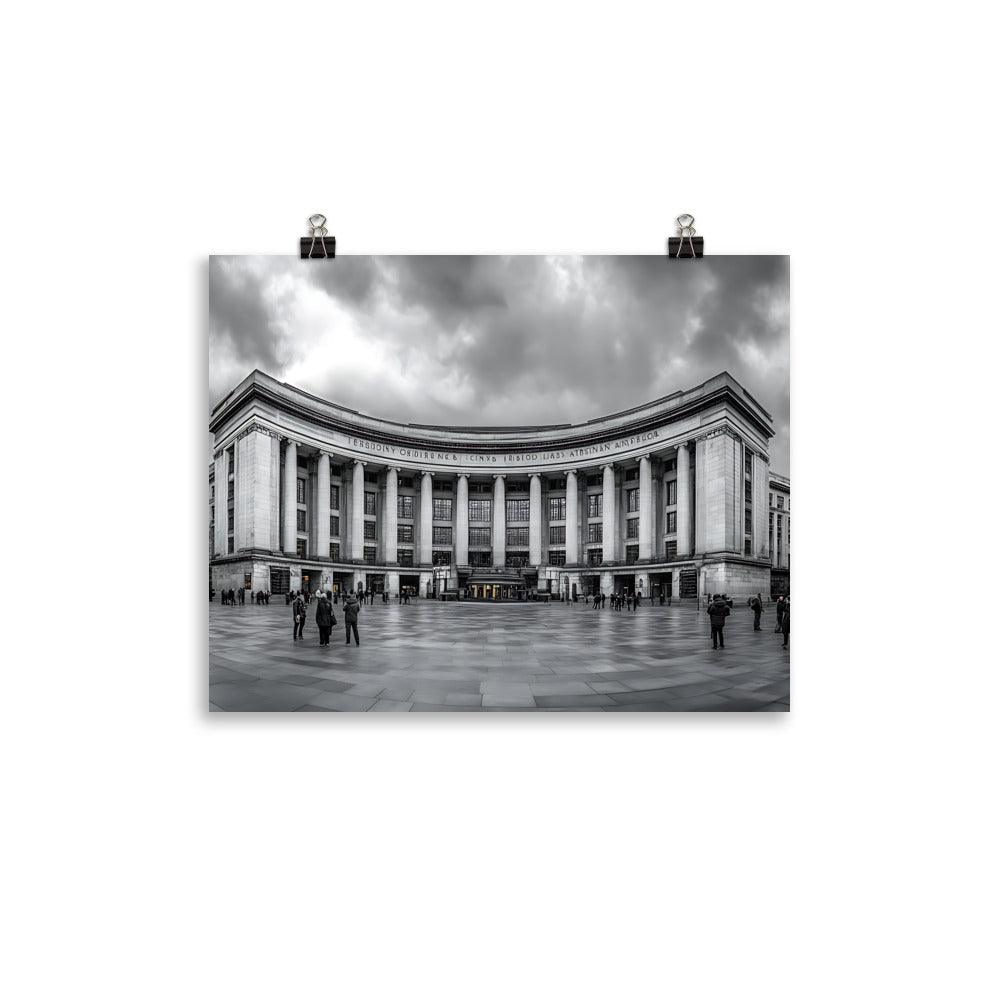 Manchester Iconic Architecture Urban Landscape Enthusiasts Poster - Oh Posters