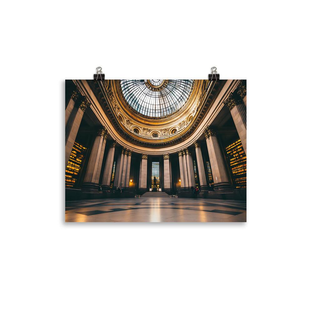 Majestic Manchester Architecture Grandeur Dome Poster - Oh Posters