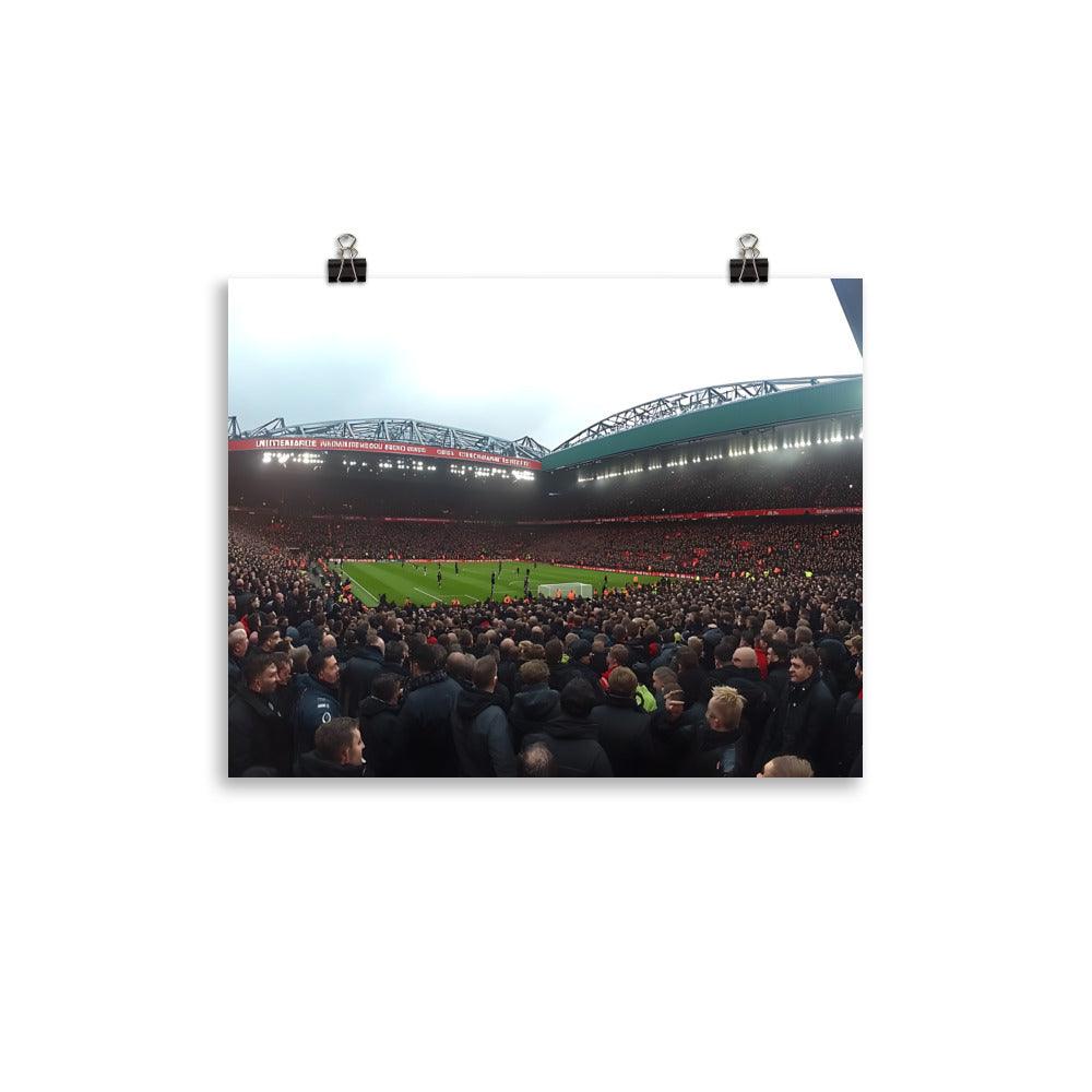 Manchester Football Fans Stadium View Enthusiasm Poster - Oh Posters
