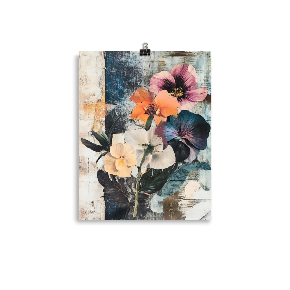Boho Floral Abstract Vibes Poster - Oh Posters