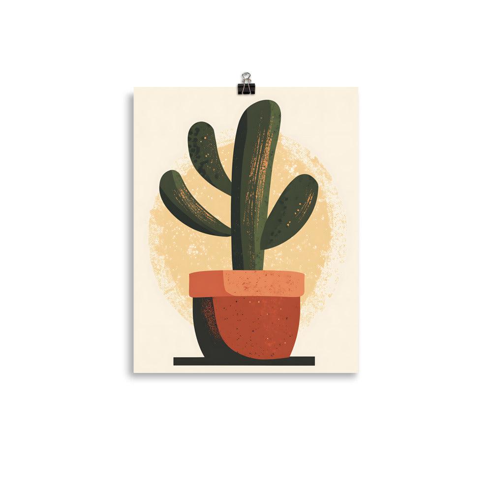 Boho Cactus Vibes for Nature Lovers Poster - Oh Posters