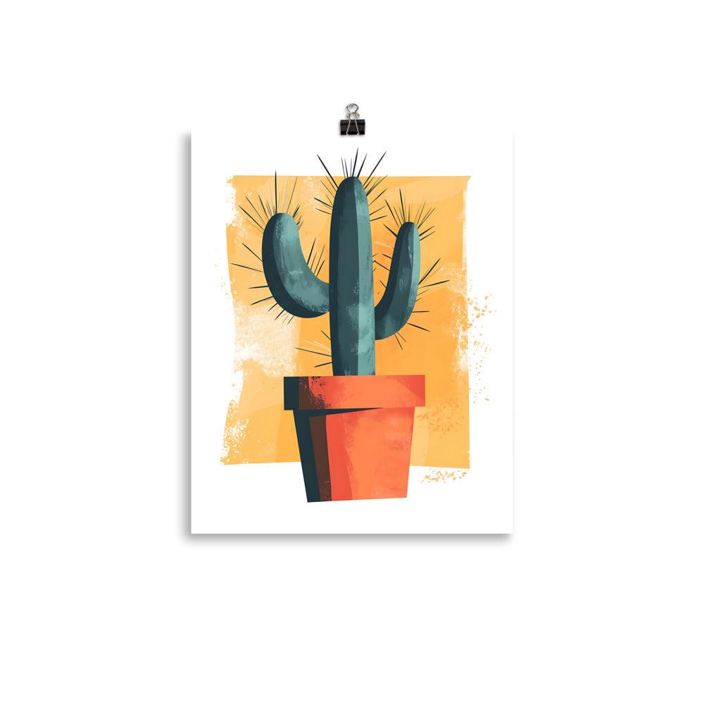 Boho Cactus Vibes Desert Charm Poster - Oh Posters