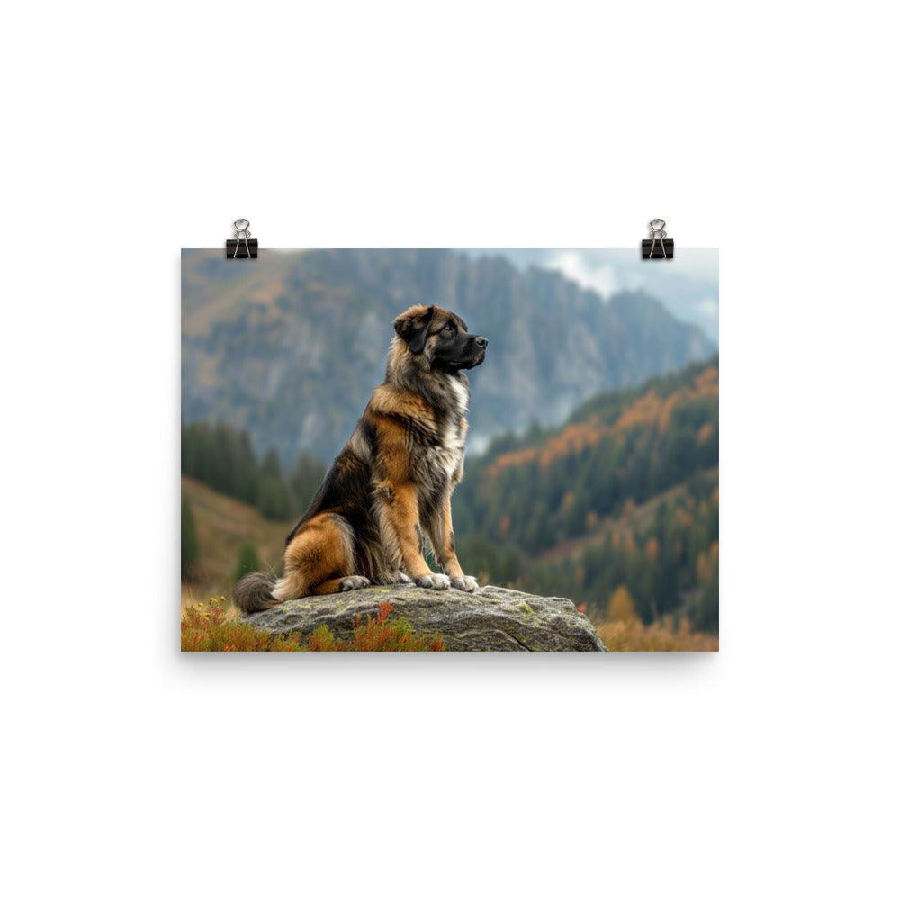 Estrela Mountain Dog Serene Mountain View Poster - Oh Posters