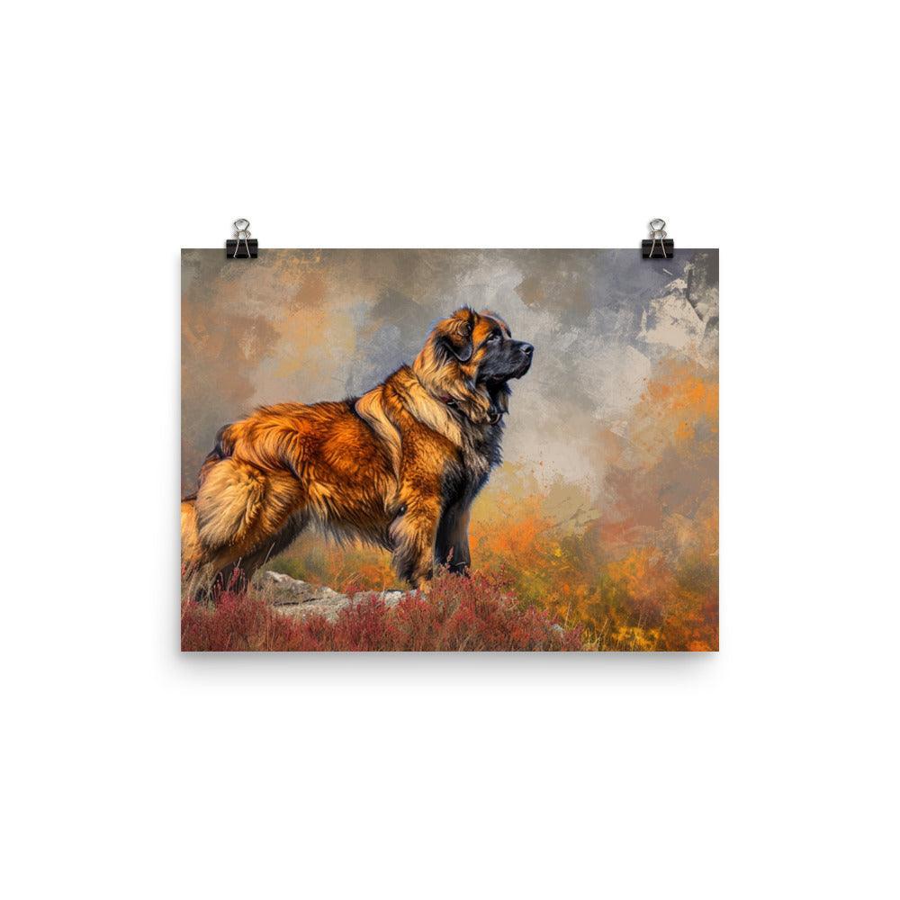 Estrela Mountain Dog Autumn Hues Wilderness Poster - Oh Posters