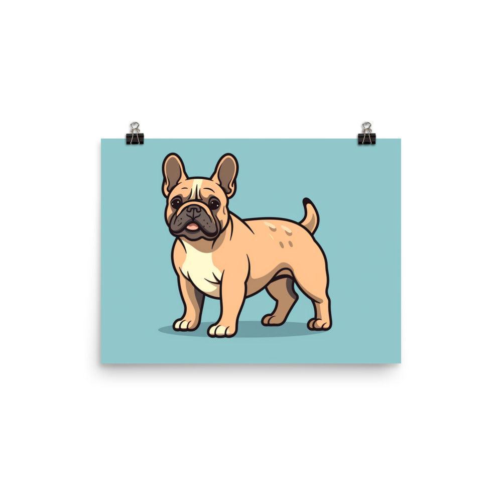 French Bulldog Colorful Pop Art Poster - Oh Posters