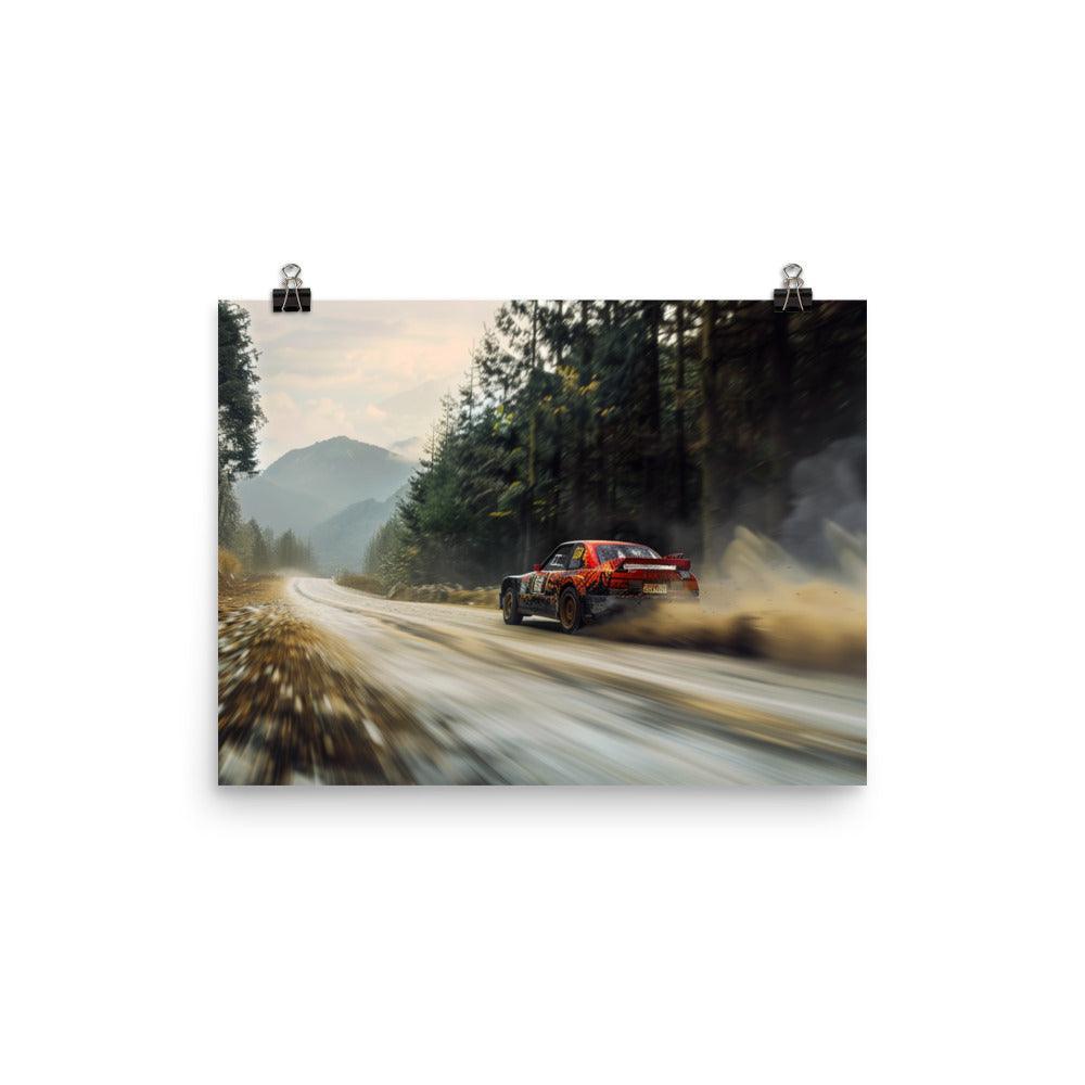Mountain Trail Classic Rally Car Race Poster - Oh Posters
