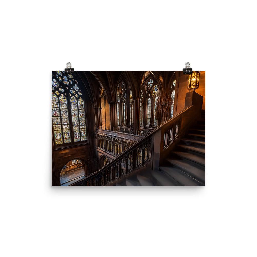 Manchester Gothic Architecture Charm Poster - Oh Posters