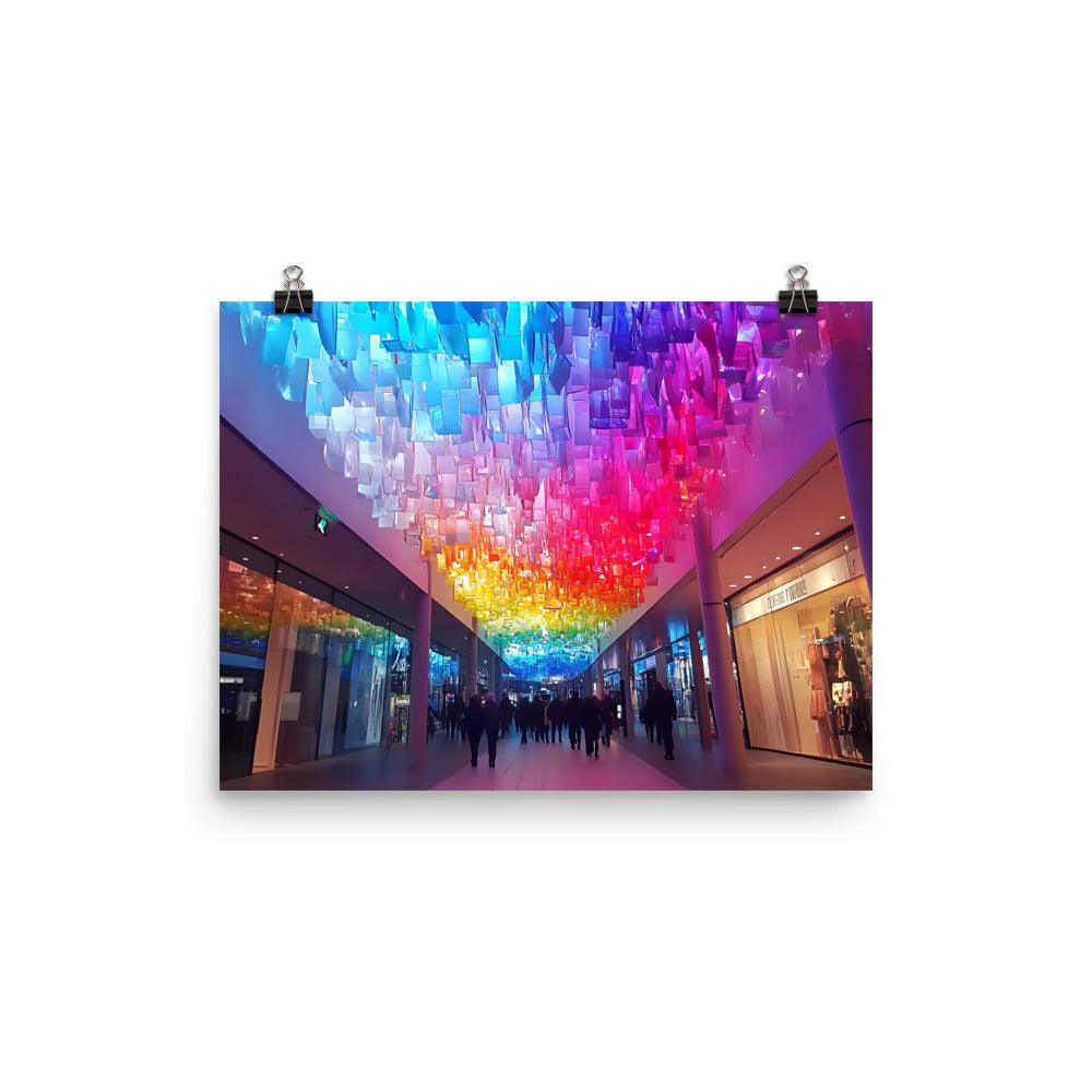 Manchester Vibrant Shopping Arcade Experience Poster - Oh Posters