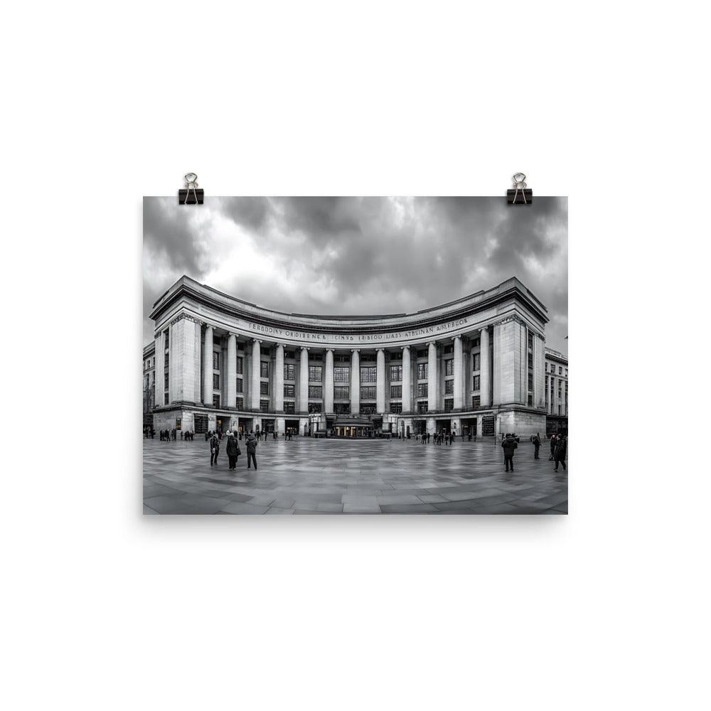 Manchester Iconic Architecture Urban Landscape Enthusiasts Poster - Oh Posters