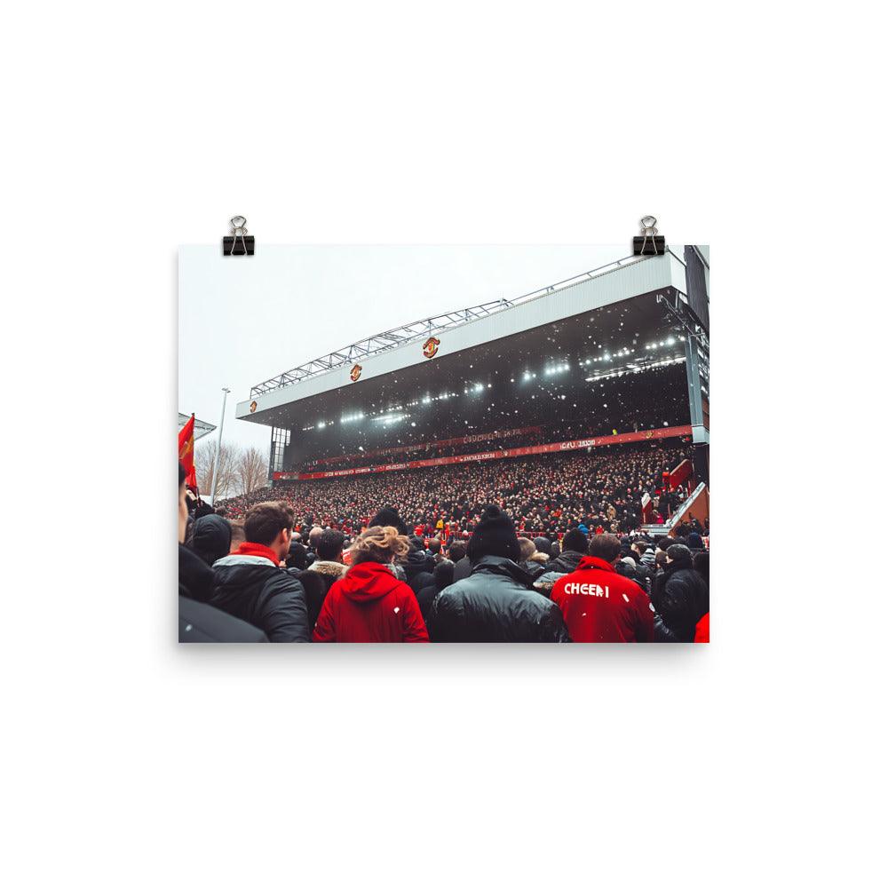 Manchester Football Stadium Crowd Excitement Poster - Oh Posters