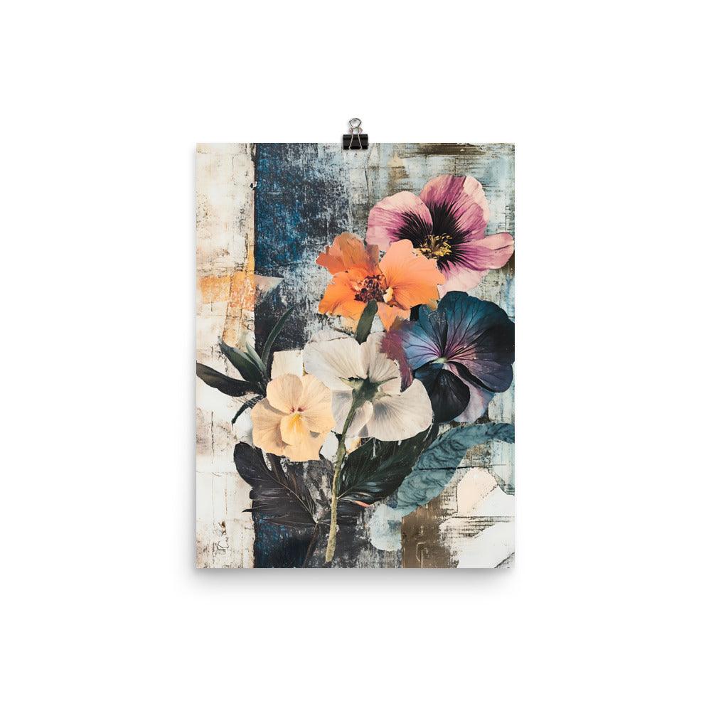 Boho Floral Abstract Vibes Poster - Oh Posters