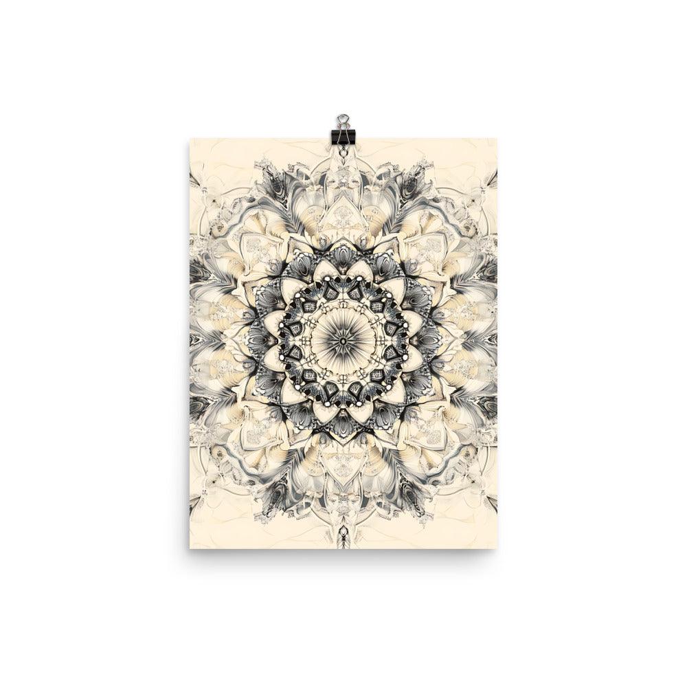 Intricate Boho Mandala Art for Creative Souls Seeking Serenity and Balance Poster - Oh Posters