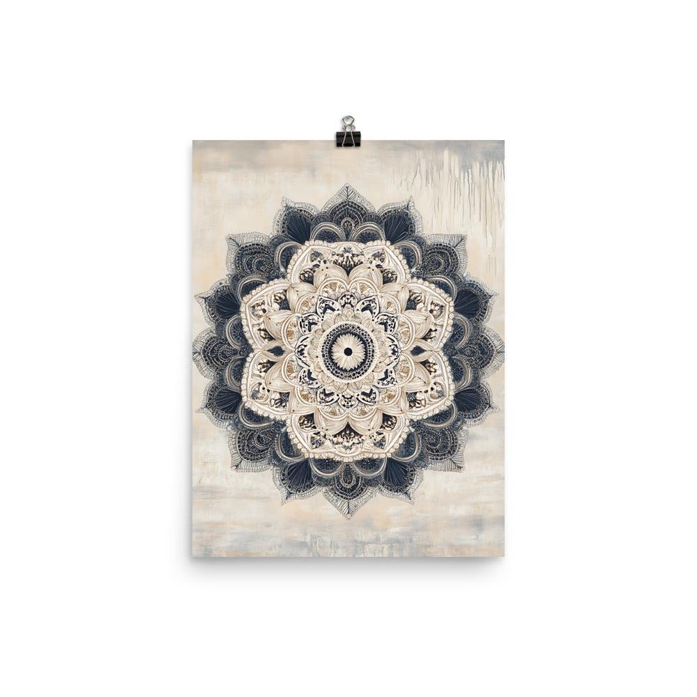 Intricate Boho Mandala Art for Peaceful Vibes Poster - Oh Posters