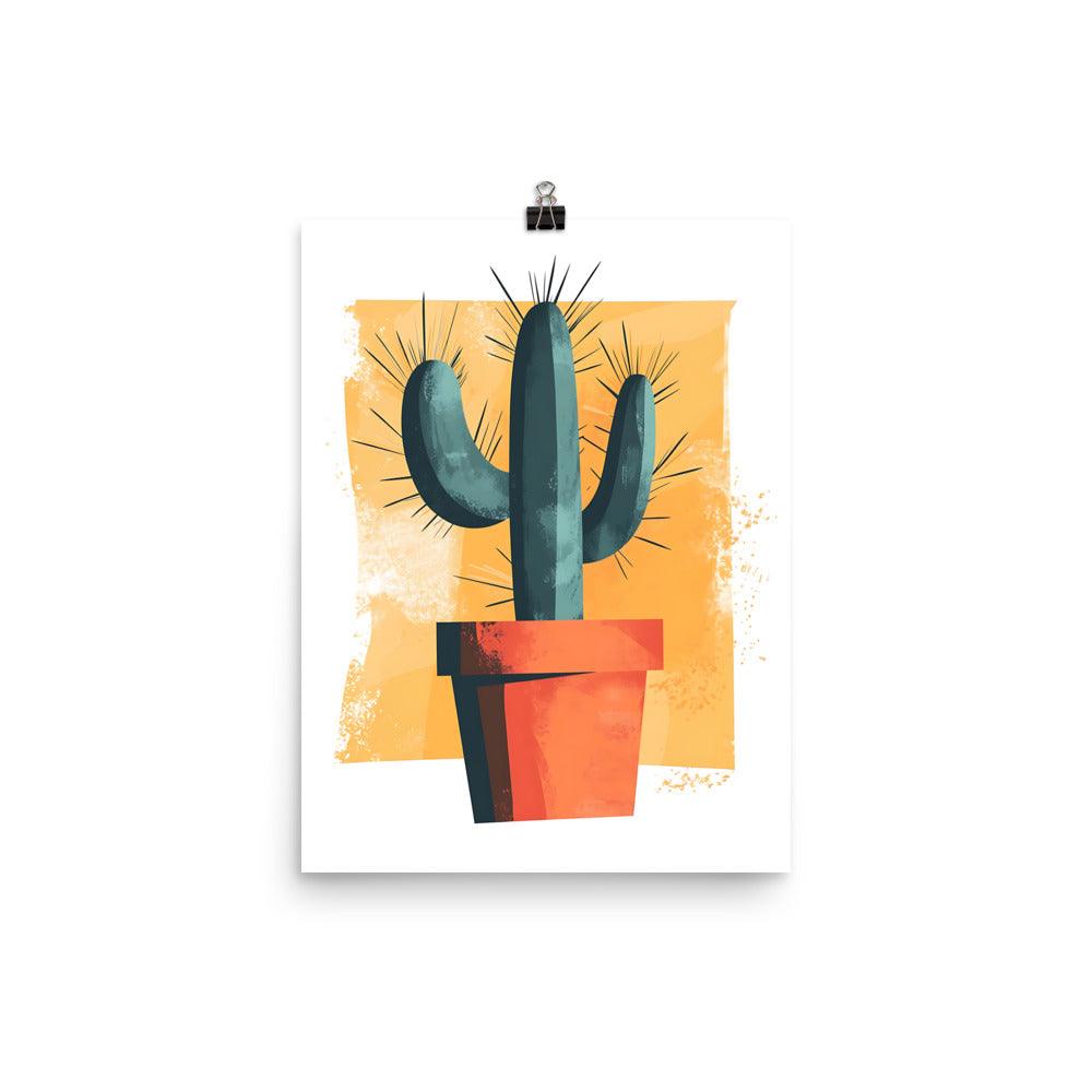 Boho Cactus Vibes Desert Charm Poster - Oh Posters