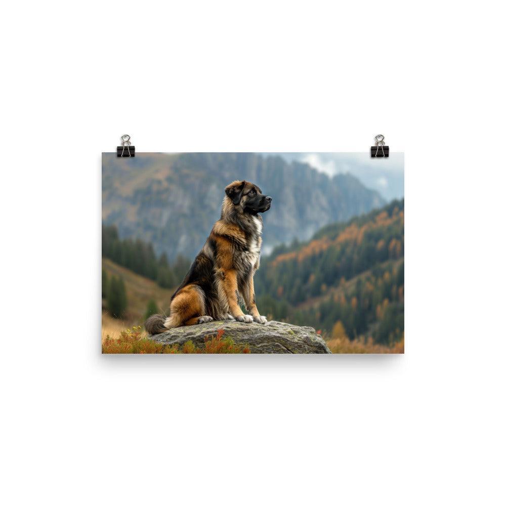 Estrela Mountain Dog Serene Mountain View Poster - Oh Posters