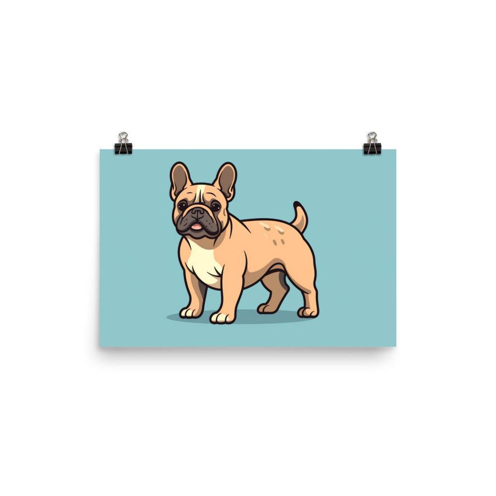 French Bulldog Colorful Pop Art Poster - Oh Posters