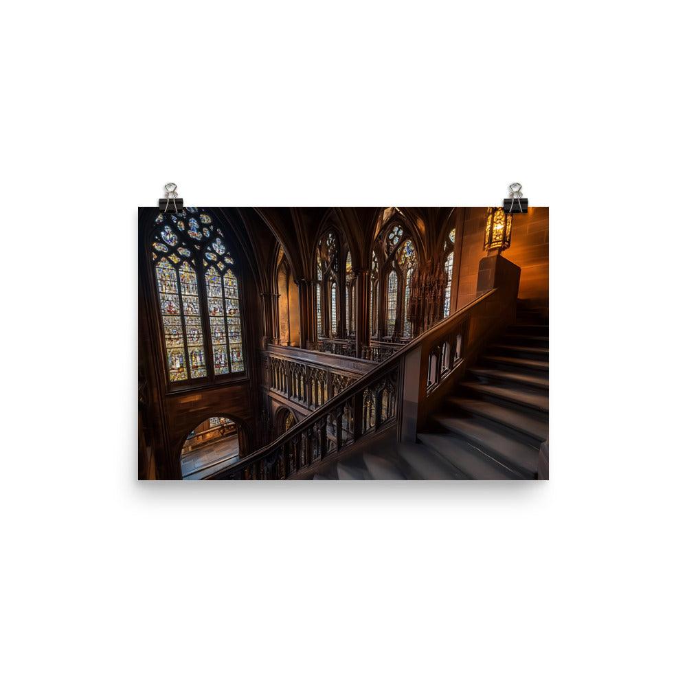 Manchester Gothic Architecture Charm Poster - Oh Posters