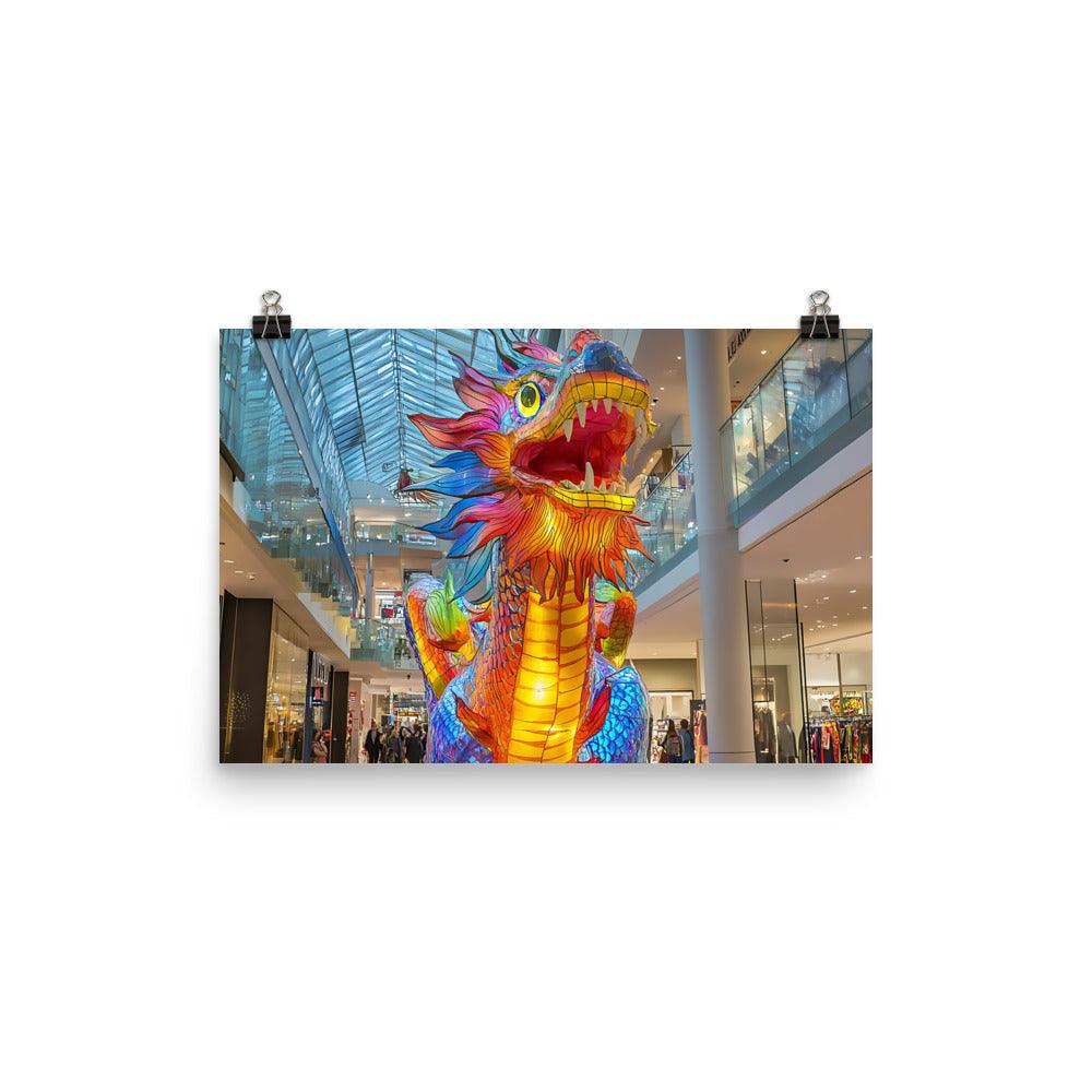 Vibrant Manchester Dragon Festival Celebration Poster - Oh Posters