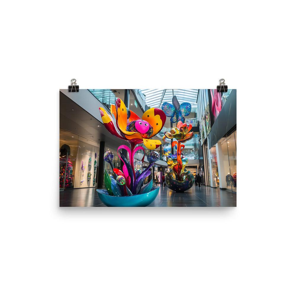 Vibrant Manchester Floral Magic Poster - Oh Posters