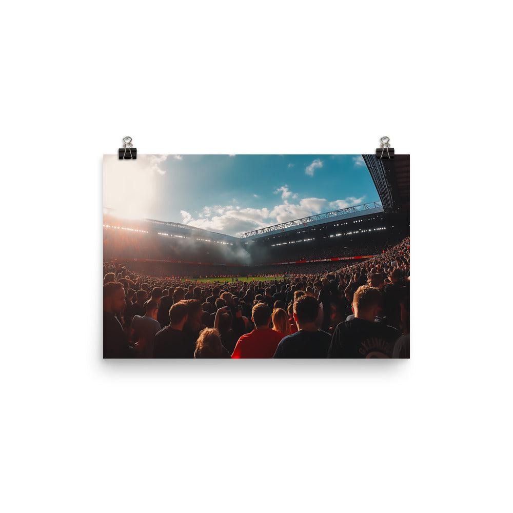 Manchester Football Stadium Crowd Energy Poster - Oh Posters