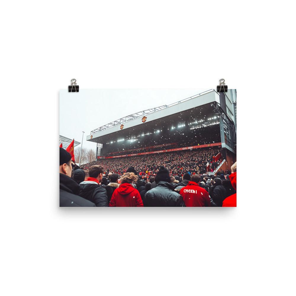 Manchester Football Stadium Crowd Excitement Poster - Oh Posters