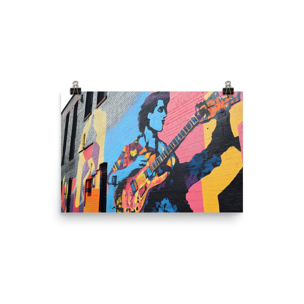Vibrant Manchester Street Music Vibes Poster - Oh Posters