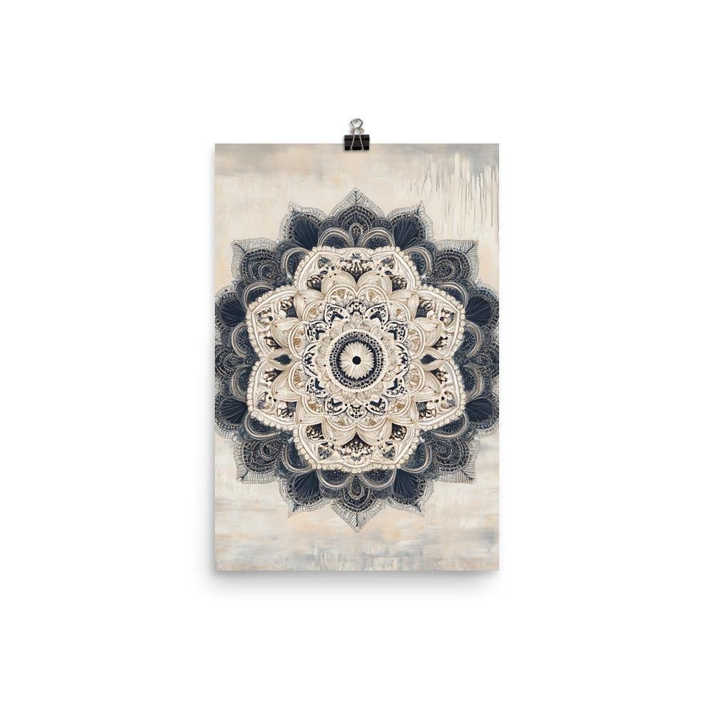 Intricate Boho Mandala Art for Peaceful Vibes Poster - Oh Posters