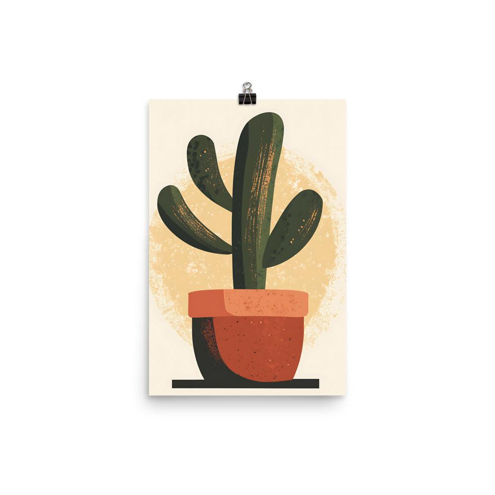 Boho Cactus Vibes for Nature Lovers Poster - Oh Posters