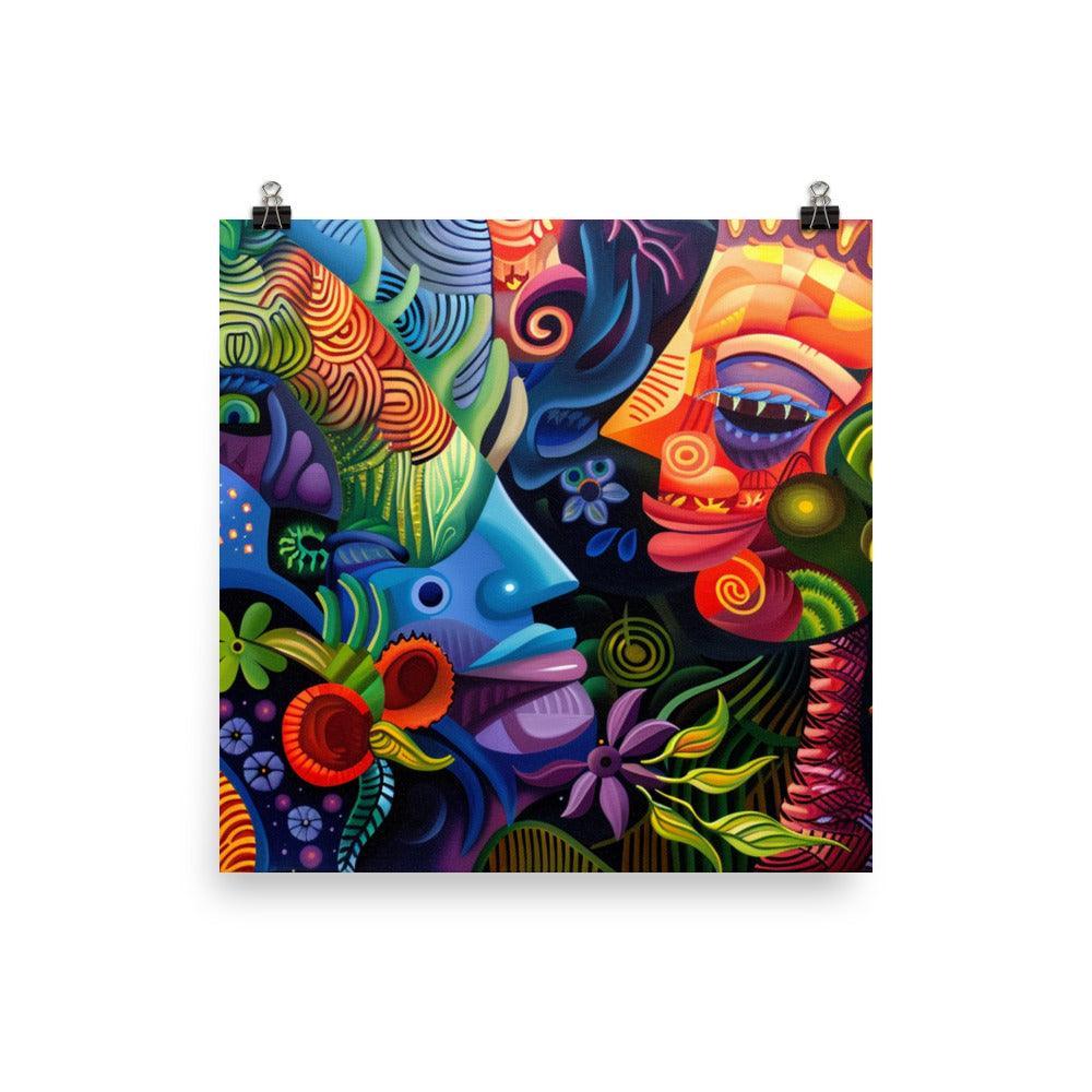 Brazil Exuberant Tropical Street Art Poster - Oh Posters