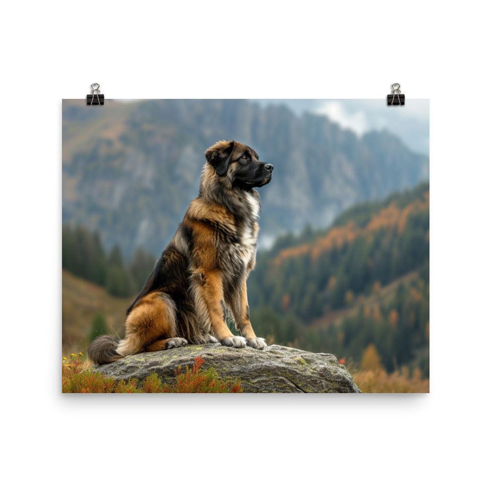 Estrela Mountain Dog Serene Mountain View Poster - Oh Posters