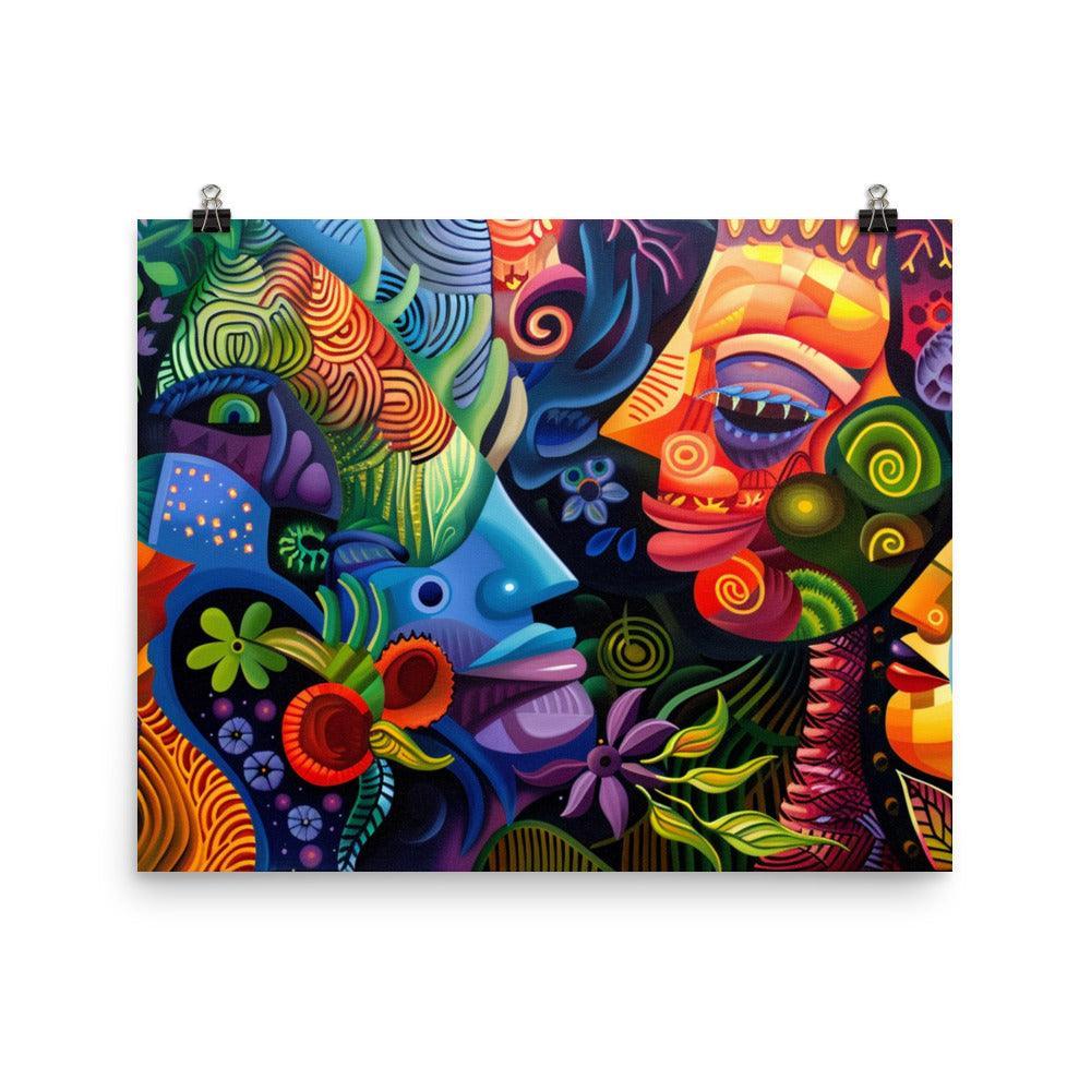 Brazil Exuberant Tropical Street Art Poster - Oh Posters