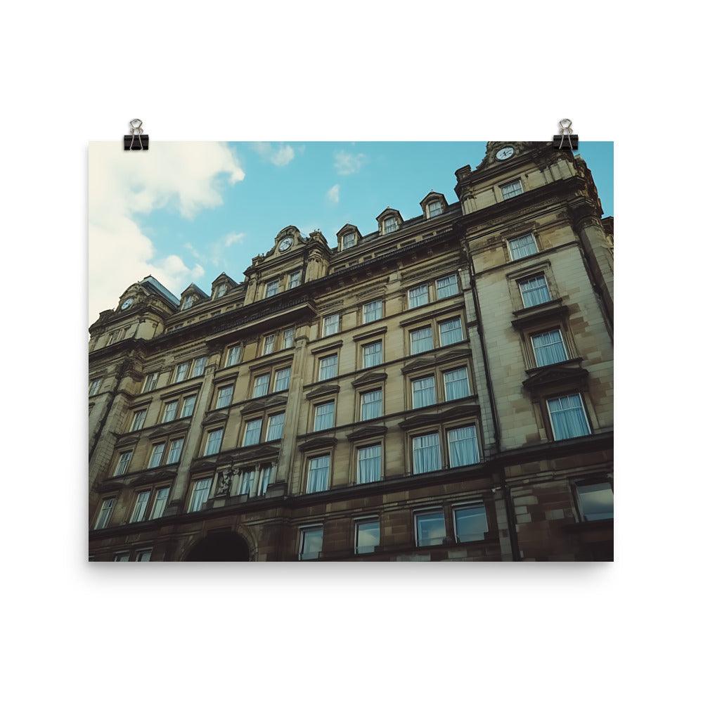 Historic Architecture of Manchester Skyline Beauty Captured Poster - Oh Posters