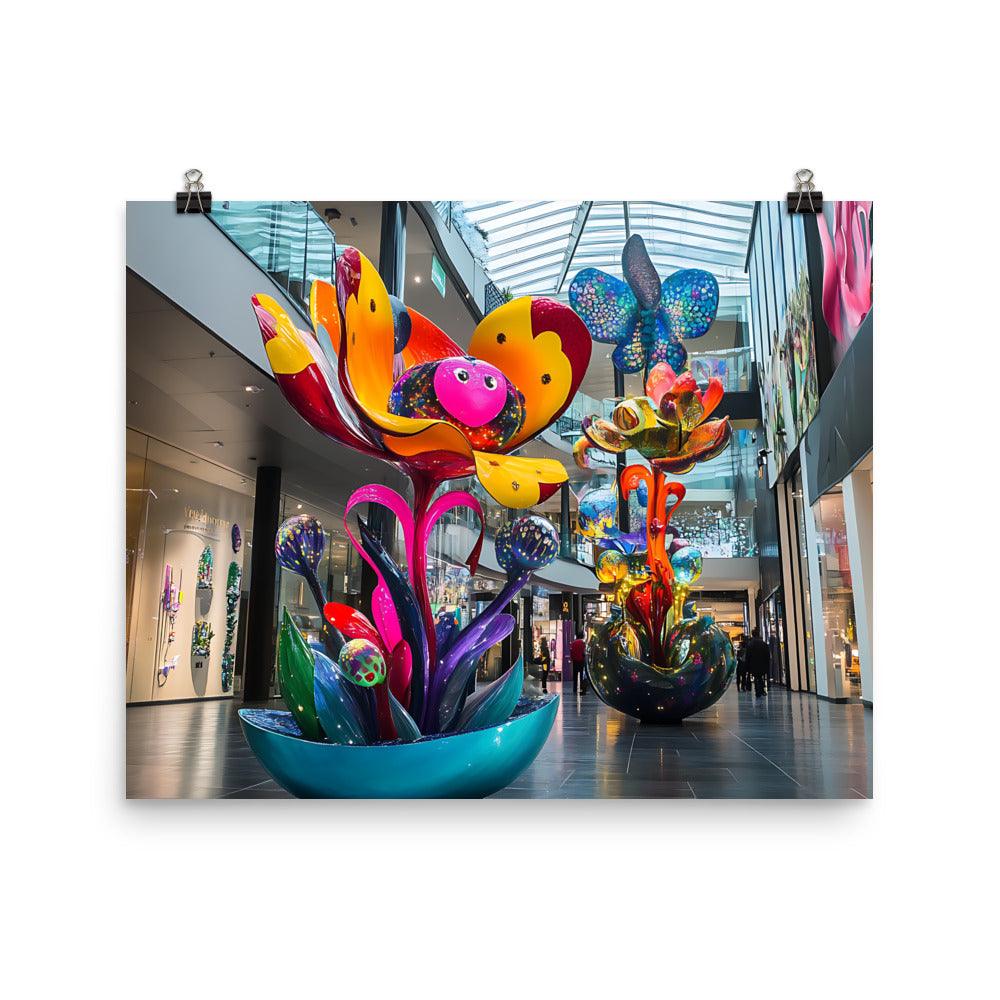 Vibrant Manchester Floral Magic Poster - Oh Posters