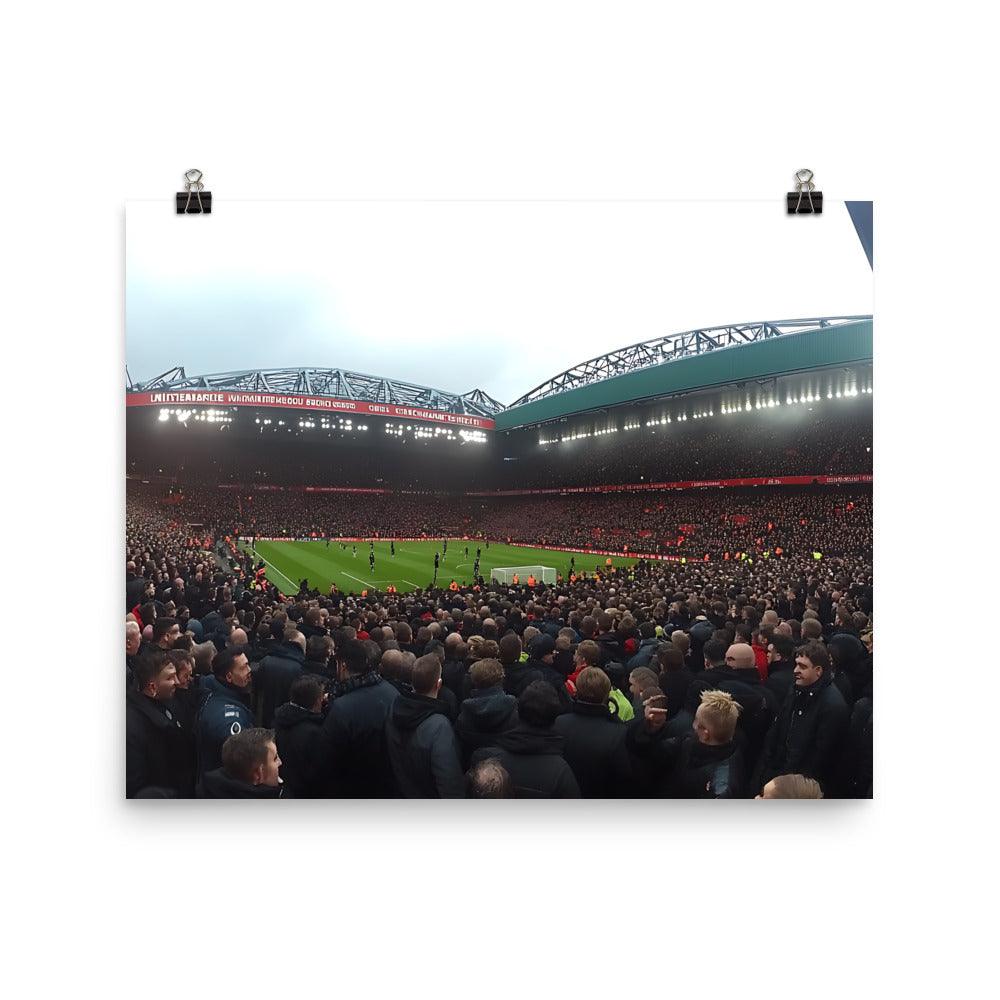 Manchester Football Fans Stadium View Enthusiasm Poster - Oh Posters