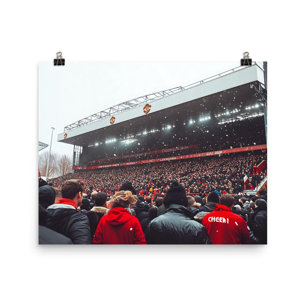 Manchester Football Stadium Crowd Excitement Poster - Oh Posters